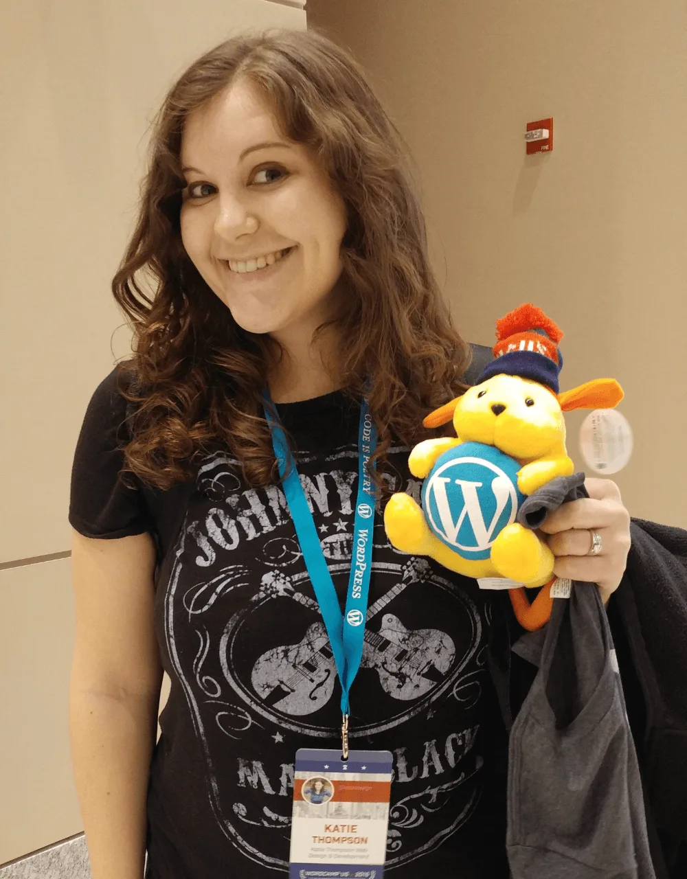 Katie and Wapuu