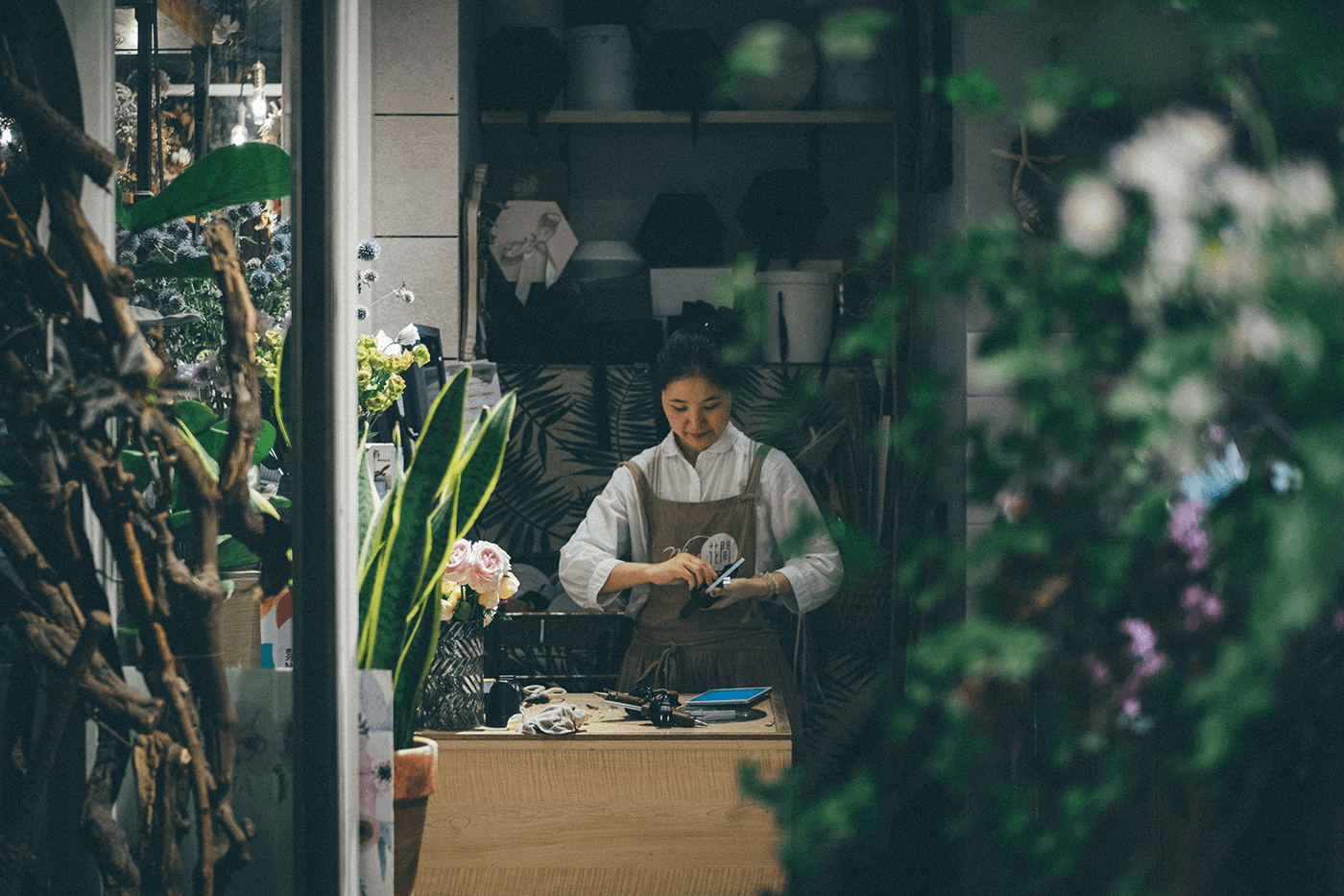 Photo of a small business owner